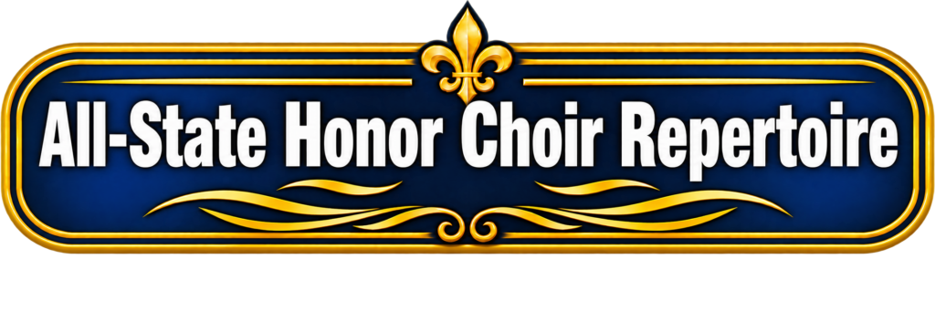 All-State Honor Choir Rep